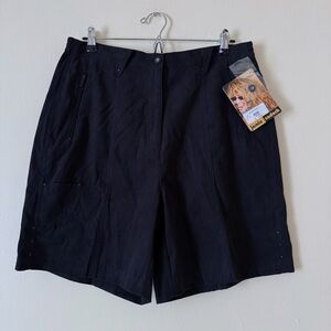 Jamie Sadock Shorts Womens Black Golf Bermuda NWT Sizd 14